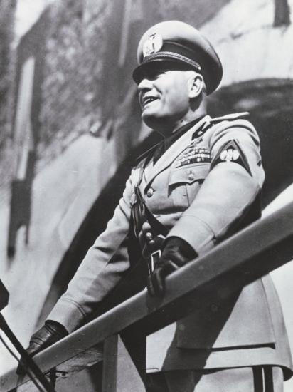 'Benito Mussolini' Photographic Print - A. Villani | Art.com