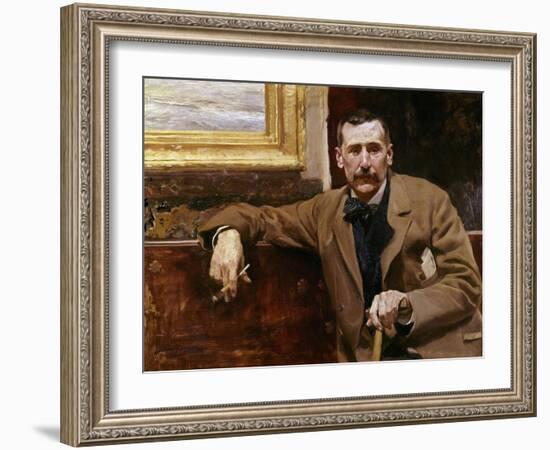 Benito Perez Galdos, 1894, Spanish School-Joaquín Sorolla y Bastida-Framed Giclee Print