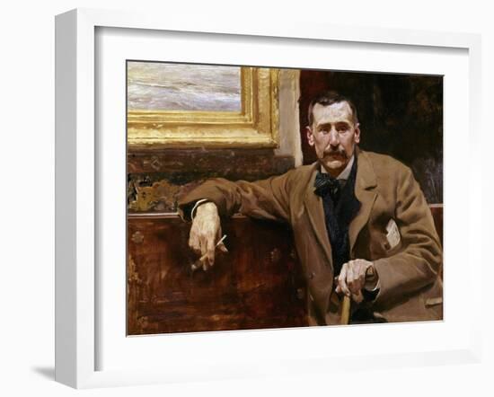 Benito Perez Galdos, 1894, Spanish School-Joaquín Sorolla y Bastida-Framed Giclee Print