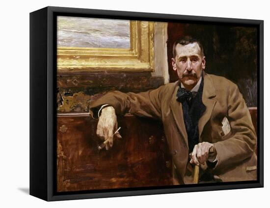 Benito Perez Galdos, 1894, Spanish School-Joaquín Sorolla y Bastida-Framed Premier Image Canvas