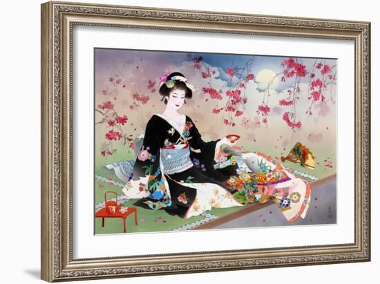 Benizakura-Haruyo Morita-Framed Art Print