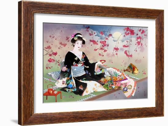 Benizakura-Haruyo Morita-Framed Art Print