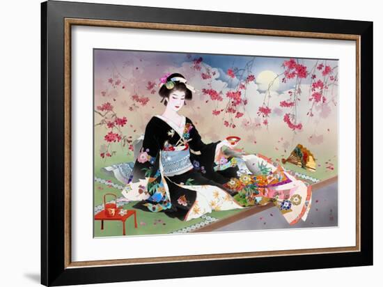 Benizakura-Haruyo Morita-Framed Art Print