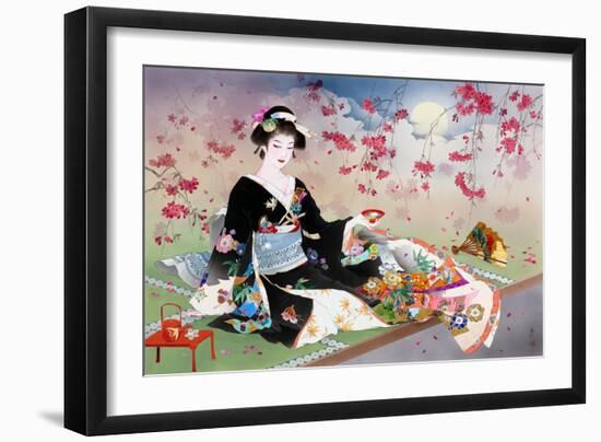 Benizakura-Haruyo Morita-Framed Art Print