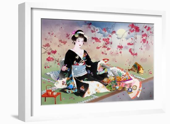 Benizakura-Haruyo Morita-Framed Art Print