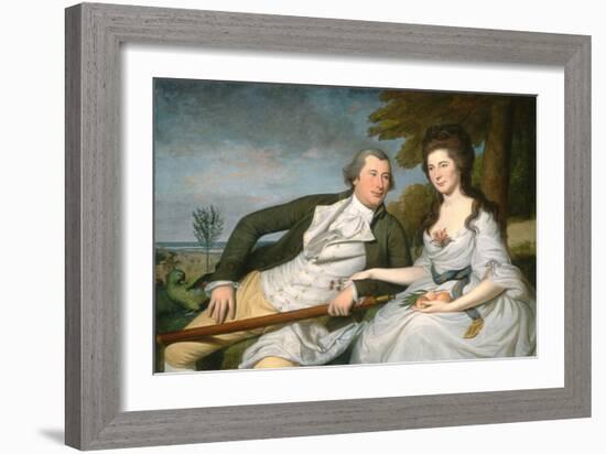 Benjamin and Eleanor Ridgely Laming, 1788-Charles Willson Peale-Framed Giclee Print