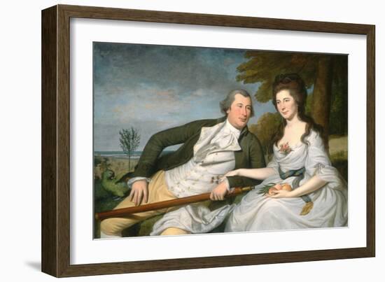 Benjamin and Eleanor Ridgely Laming, 1788-Charles Willson Peale-Framed Giclee Print