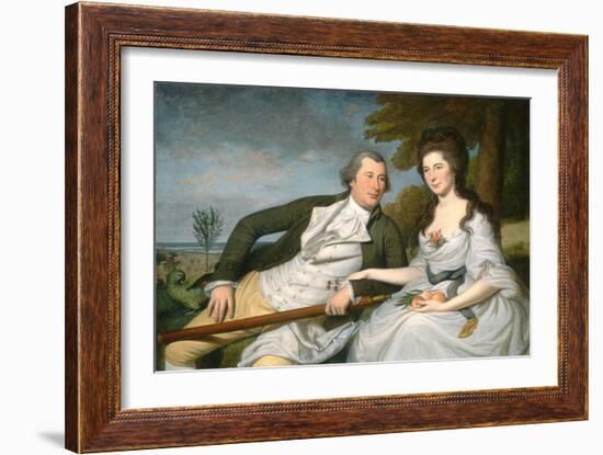 Benjamin and Eleanor Ridgely Laming, 1788-Charles Willson Peale-Framed Giclee Print