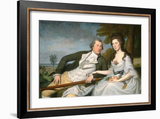 Benjamin and Eleanor Ridgely Laming, 1788-Charles Willson Peale-Framed Giclee Print