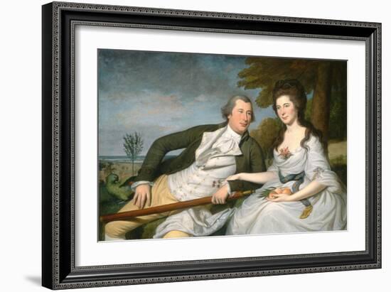 Benjamin and Eleanor Ridgely Laming, 1788-Charles Willson Peale-Framed Giclee Print