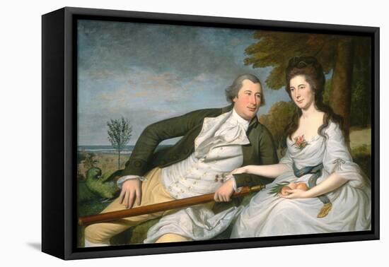 Benjamin and Eleanor Ridgely Laming, 1788-Charles Willson Peale-Framed Premier Image Canvas