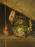 Still Life of a Hanging Bird, a Jar and a Cabbage-Benjamin Blake-Giclee Print