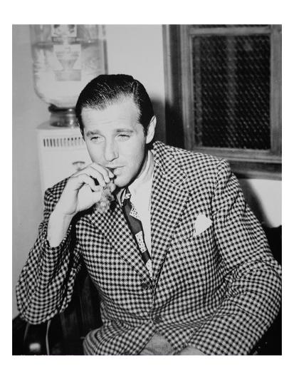 benjamin bugsy siegel b w photo giclee print by american