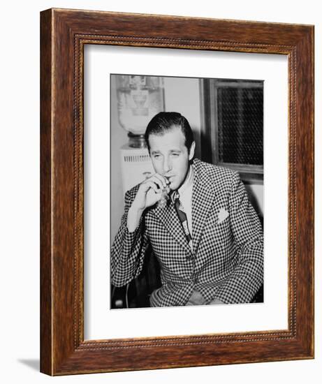 Benjamin 'Bugsy' Siegel (B/W Photo)-American Photographer-Framed Giclee Print