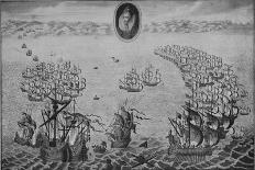 'Defeat of the Spanish Armada', 1745-Benjamin Cole-Giclee Print