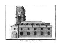 All Hallows Church, Bread Street, London, 1750-Benjamin Cole-Framed Giclee Print