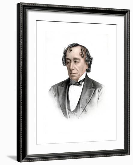 Benjamin Disraeli, 19th Century English Statesman and Literary Figure-null-Framed Giclee Print