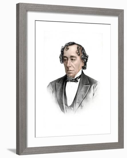 Benjamin Disraeli, 19th Century English Statesman and Literary Figure-null-Framed Giclee Print