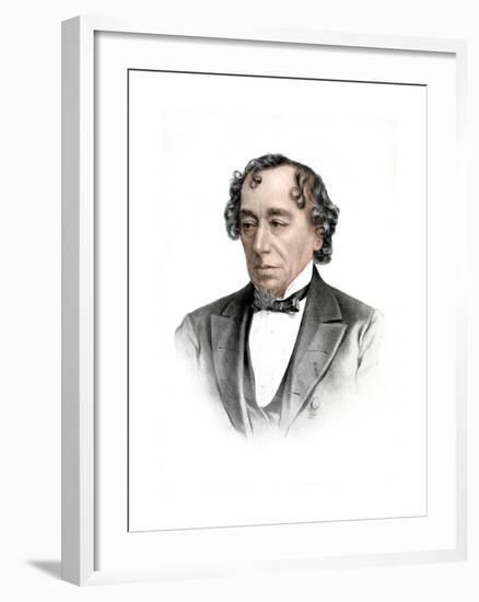 Benjamin Disraeli, 19th Century English Statesman and Literary Figure-null-Framed Giclee Print