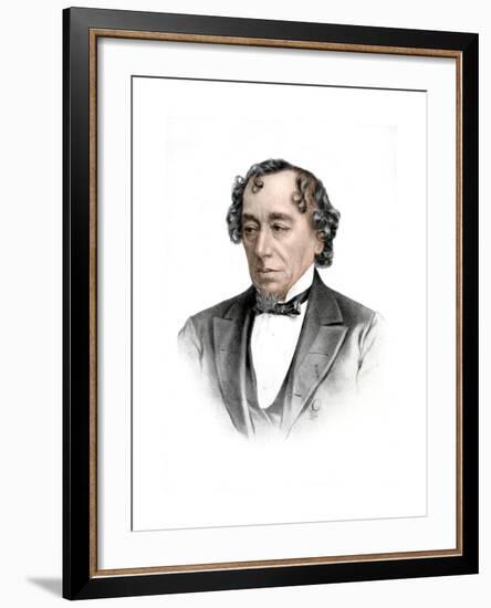 Benjamin Disraeli, 19th Century English Statesman and Literary Figure-null-Framed Giclee Print