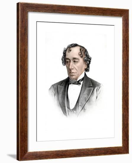 Benjamin Disraeli, 19th Century English Statesman and Literary Figure-null-Framed Giclee Print