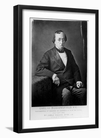 Benjamin Disraeli, 1st Earl of Beaconsfield (1804-188), British Conservative Statesman, 1878-Cornelius Jabez Hughes-Framed Giclee Print