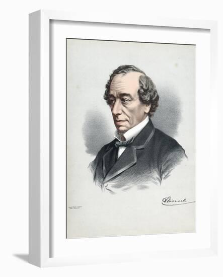 Benjamin Disraeli, 1st Earl of Beaconsfield (1804-188), British Conservative Statesman, C1880-Petter & Galpin Cassell-Framed Giclee Print