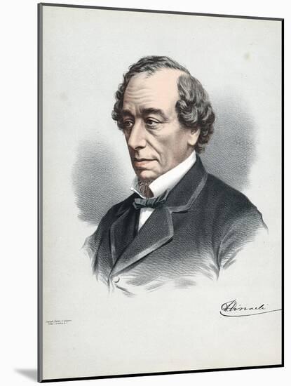 Benjamin Disraeli, 1st Earl of Beaconsfield (1804-188), British Conservative Statesman, C1880-Petter & Galpin Cassell-Mounted Giclee Print