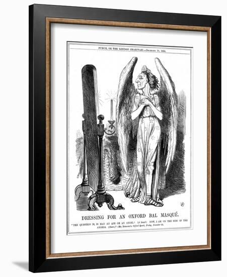 Benjamin Disraeli, British Conservative, Cartoon from Punch, 1864-John Tenniel-Framed Giclee Print