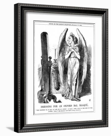 Benjamin Disraeli, British Conservative, Cartoon from Punch, 1864-John Tenniel-Framed Giclee Print