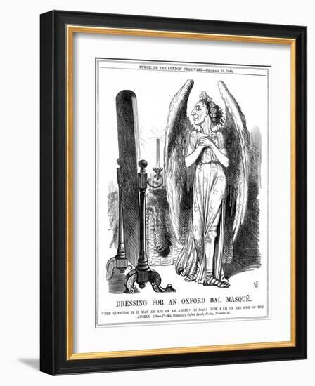 Benjamin Disraeli, British Conservative, Cartoon from Punch, 1864-John Tenniel-Framed Giclee Print