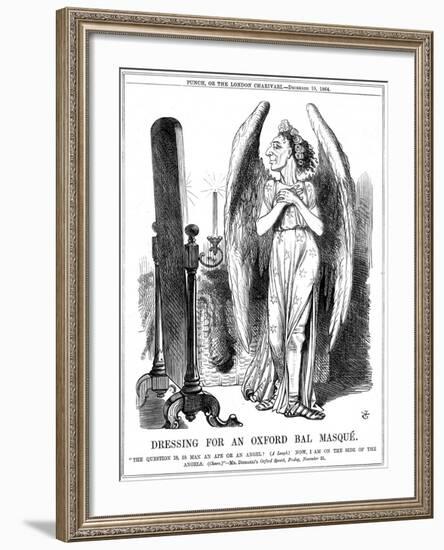 Benjamin Disraeli, British Conservative, Cartoon from Punch, 1864-John Tenniel-Framed Giclee Print