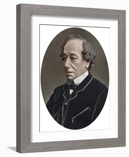 Benjamin Disraeli, Earl of Beaconsfield, British Conservative Prime Minister, 1881-Lock & Whitfield-Framed Giclee Print