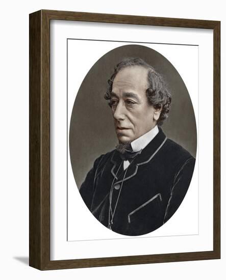 Benjamin Disraeli, Earl of Beaconsfield, British Conservative Prime Minister, 1881-Lock & Whitfield-Framed Giclee Print