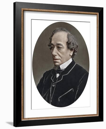 Benjamin Disraeli, Earl of Beaconsfield, British Conservative Prime Minister, 1881-Lock & Whitfield-Framed Giclee Print