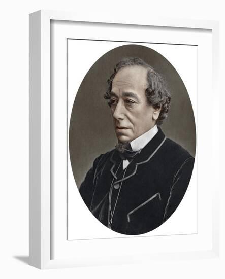 Benjamin Disraeli, Earl of Beaconsfield, British Conservative Prime Minister, 1881-Lock & Whitfield-Framed Giclee Print