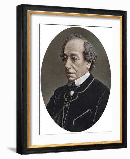 Benjamin Disraeli, Earl of Beaconsfield, British Conservative Prime Minister, 1881-Lock & Whitfield-Framed Giclee Print