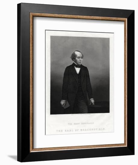 Benjamin Disraeli, Earl of Beaconsfield, Prime Minister, 1880-DJ Pound-Framed Giclee Print