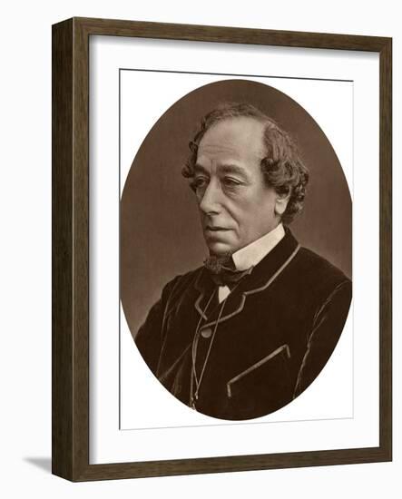 Benjamin Disraeli, Earl of Beaconsfield, Prime Minister, 1881-null-Framed Photographic Print