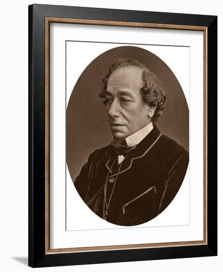 Benjamin Disraeli, Earl of Beaconsfield, Prime Minister, 1881-null-Framed Photographic Print