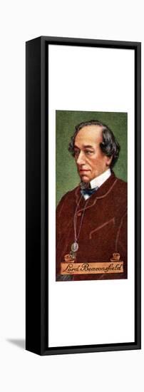 Benjamin Disraeli, Earl of Beaconsfield, taken from a series of cigarette cards, 1935-Unknown-Framed Premier Image Canvas