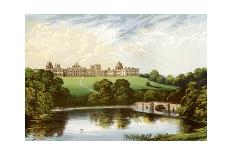 Alnwick Castle, Northumberland, Home of the Duke of Northumberland, C1880-Benjamin Fawcett-Framed Premier Image Canvas
