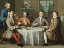 A Group Portrait of Sir Thomas Sebright, Sir John Bland and Two Friends, 1723-Benjamin Ferrers-Giclee Print