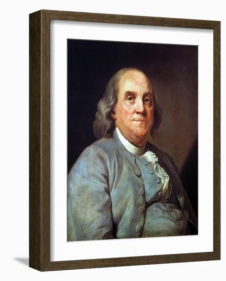 Benjamin Franklin (1706-1790)-Joseph Siffred Duplessis-Framed Giclee Print