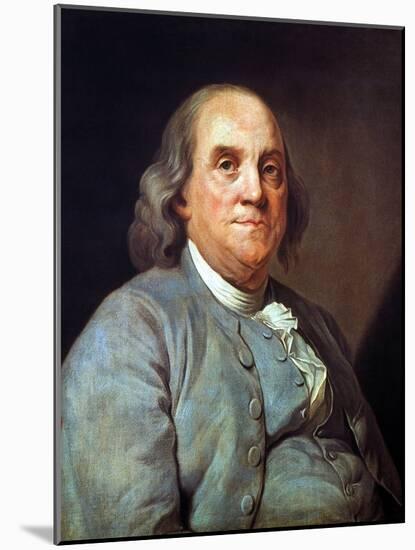 Benjamin Franklin (1706-1790)-Joseph Siffred Duplessis-Mounted Giclee Print