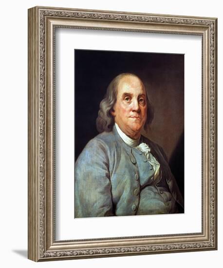 Benjamin Franklin (1706-1790)-Joseph Siffred Duplessis-Framed Giclee Print