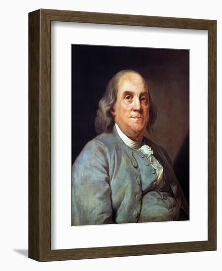 Benjamin Franklin (1706-1790)-Joseph Siffred Duplessis-Framed Giclee Print