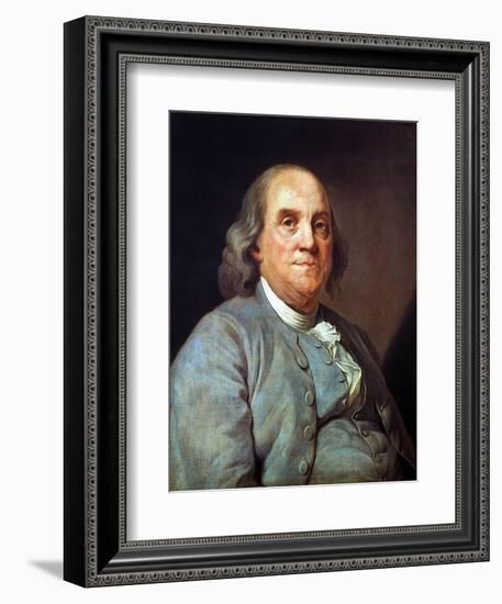 Benjamin Franklin (1706-1790)-Joseph Siffred Duplessis-Framed Giclee Print