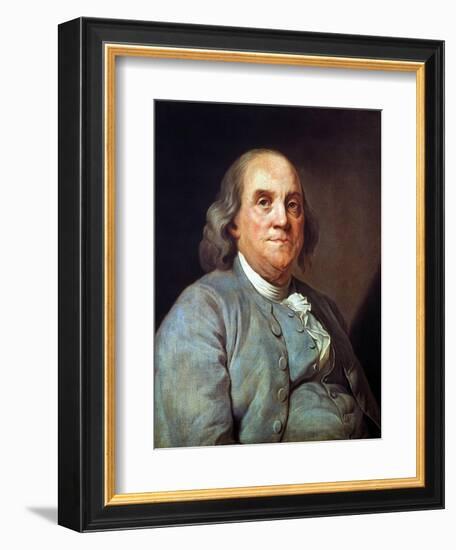 Benjamin Franklin (1706-1790)-Joseph Siffred Duplessis-Framed Giclee Print