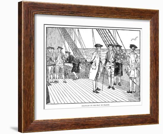 Benjamin Franklin (1706-1790)-Howard Pyle-Framed Giclee Print